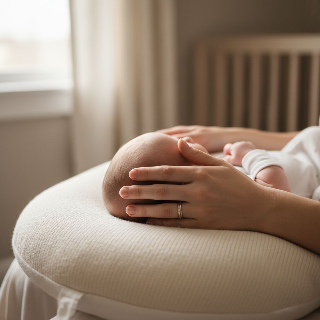 utilizzo corretto del cuscino per allattamento