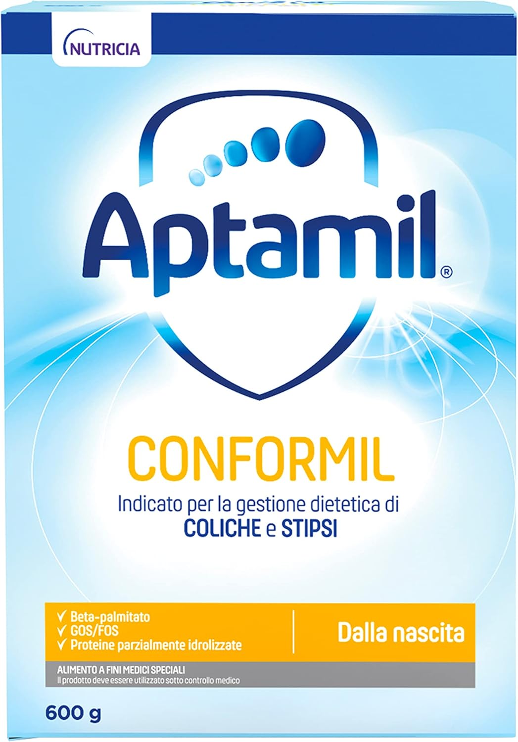 Latte in polvere Aptamil Conformil per coliche neonatali
