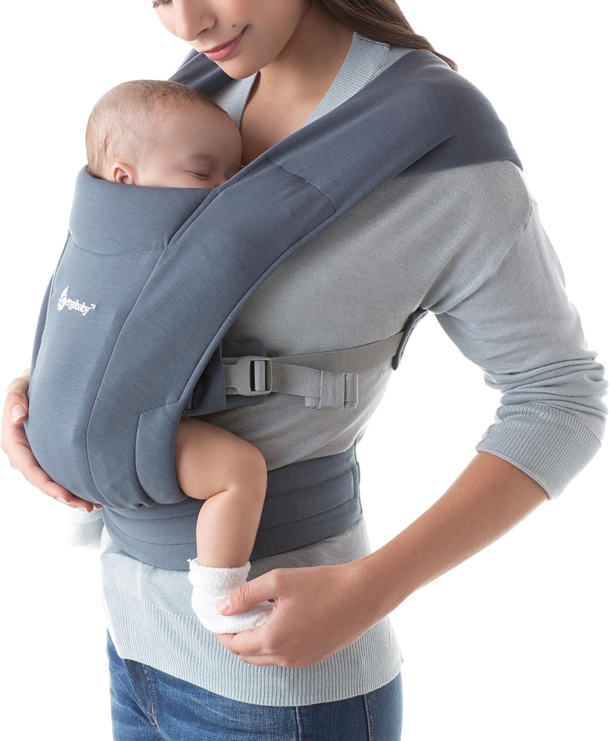 Marsupio Neonato: Meglio Marsupio o Fascia? Confronto Completo per Neomamme 4 Marsupio neonato Ergobaby Embrace morbido e sicuro per i primi mesi
