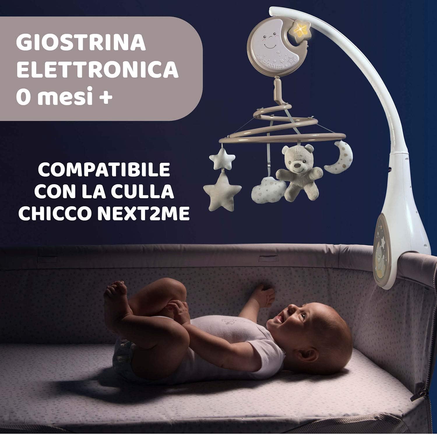 Giostrina musicale per neonato 1 mese