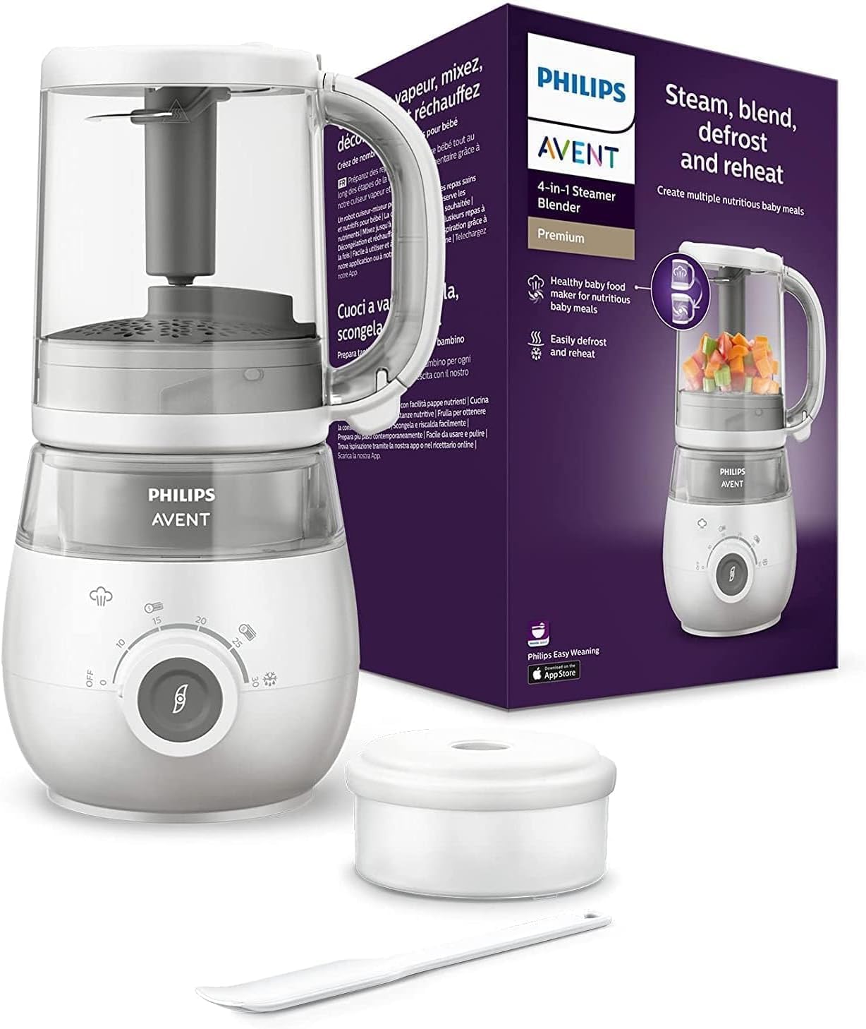 Svezzamento Facile: Consigli e Indicazioni per Iniziare Bene 4 Robot Philips Avent EasyPappa per preparare pappe per lo svezzamento