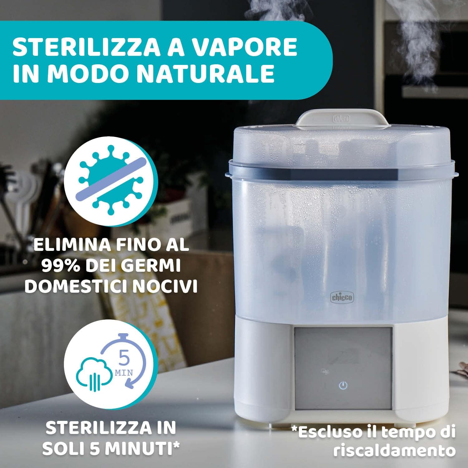 Come Preparare il Latte in Polvere in Modo Sicuro: Guida Completa 3 Sterilizzatore a vapore multifunzione per biberon e accessori neonato