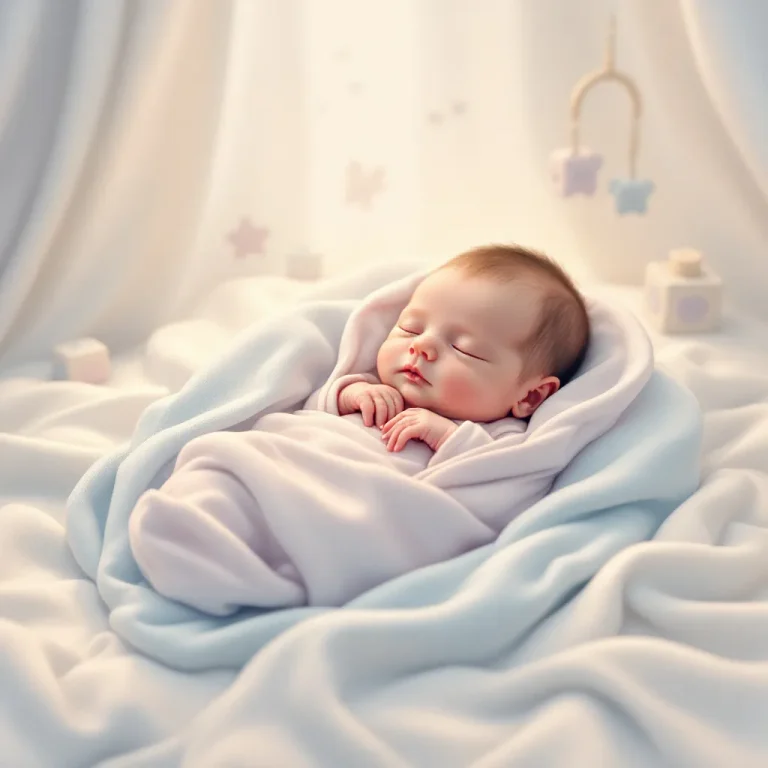 Neonato tranquillo che dorme serenamente, singhiozzo neonato