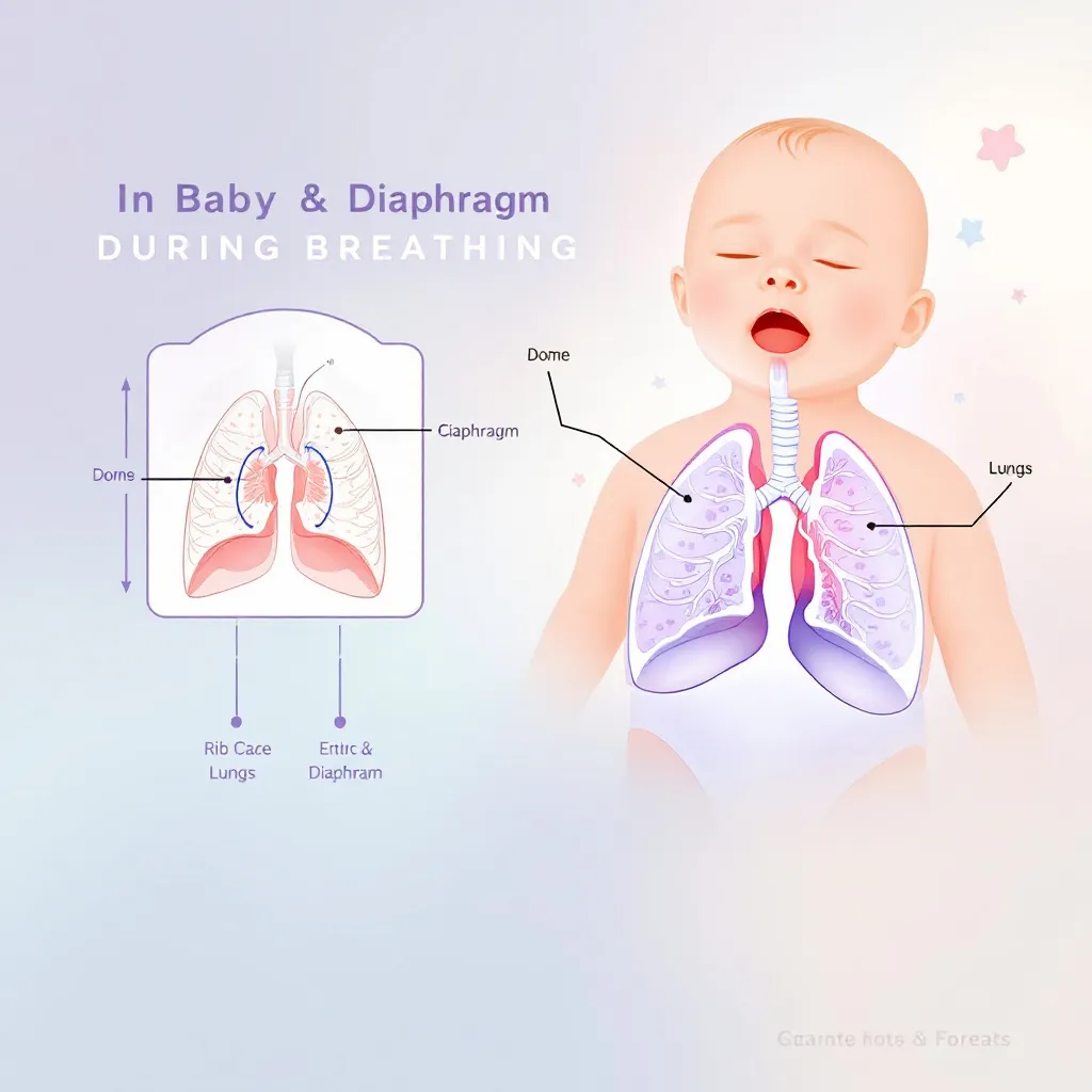 Anatomia del diaframma nel neonato, singhiozzo neonato spiegazione