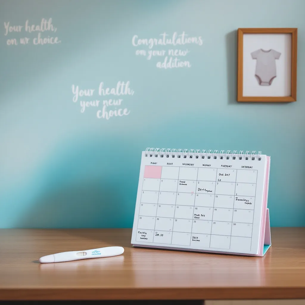 Calendario con test gravidanza quando farlo segnato