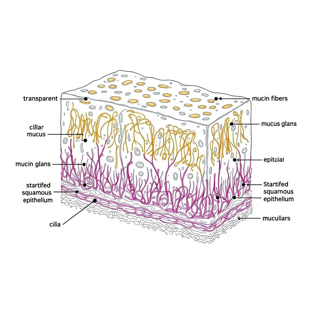 struttura tappo mucoso gravidanza microscopica