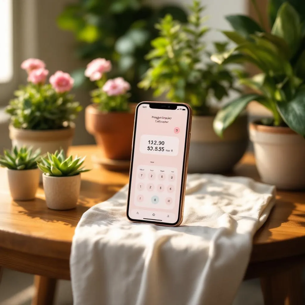 App mobile per calcolo settimane gravidanza - tecnologia moderna