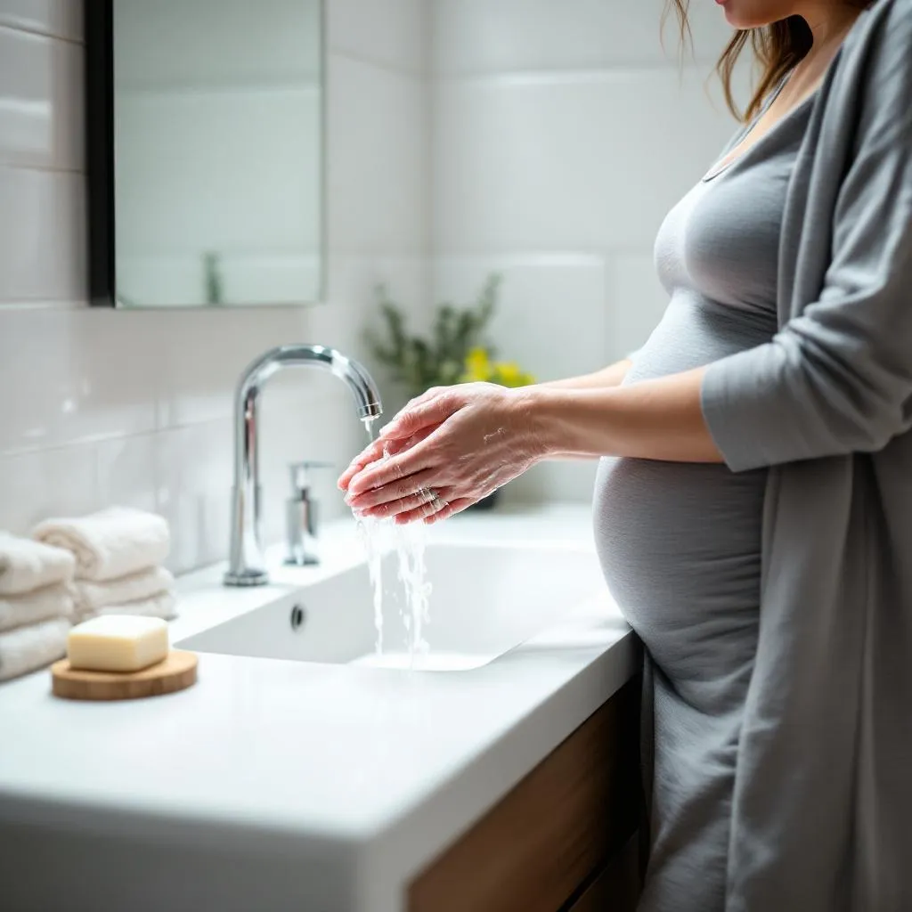 Prevenzione citomegalovirus gravidanza con corretta igiene delle mani