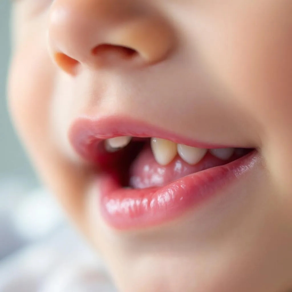 dentizione neonato primi denti