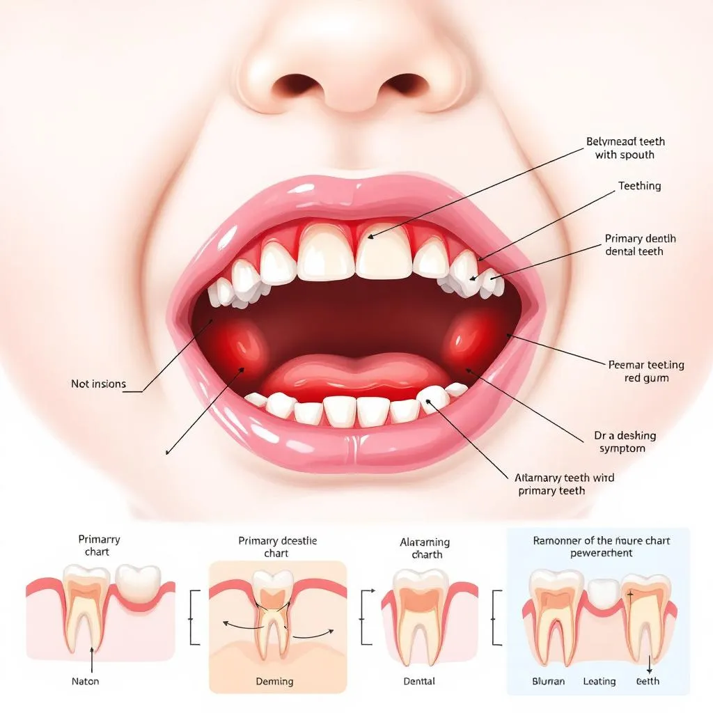 sintomi dentizione neonato gengive