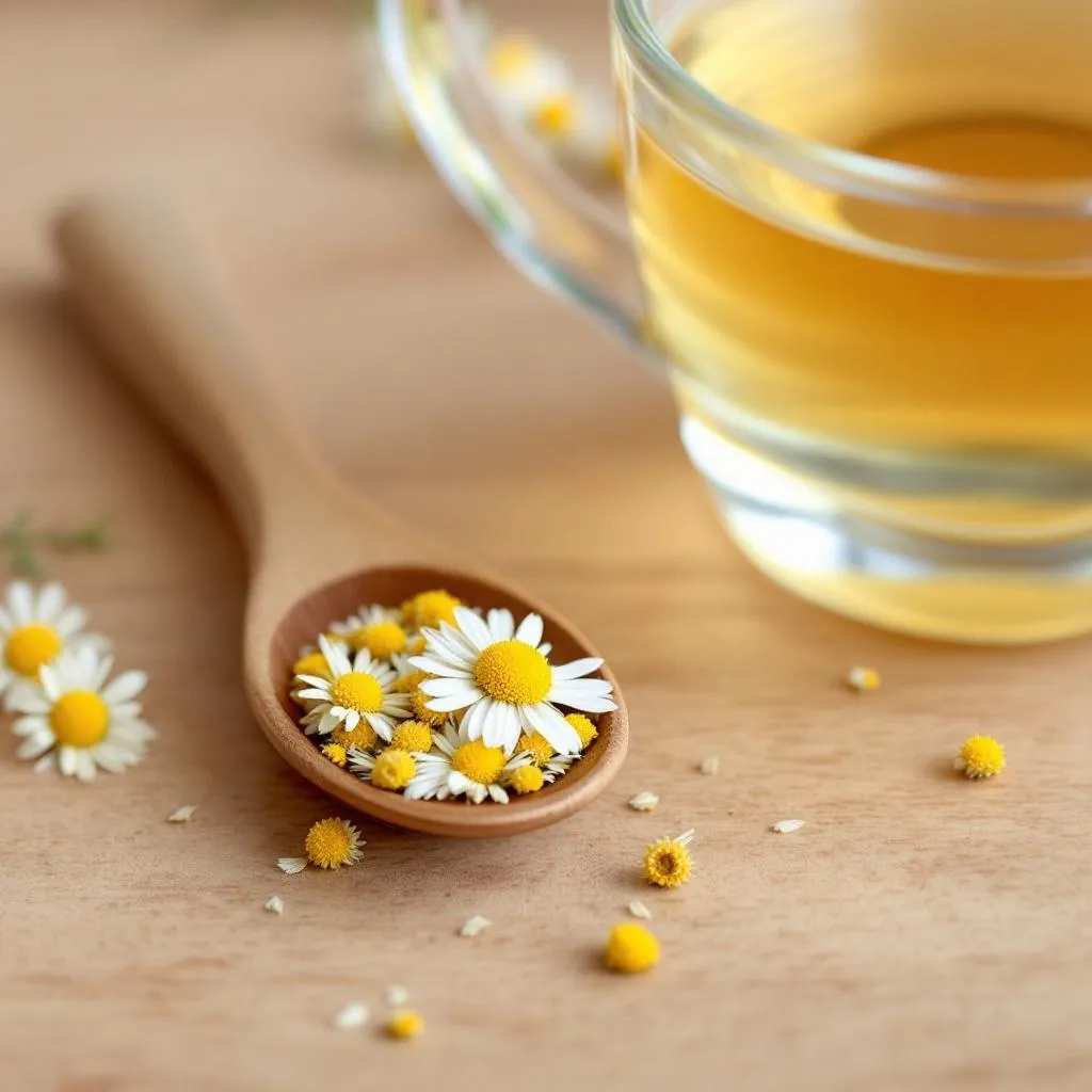 Fiori di camomilla secchi e tisana per uso sicuro in gravidanza