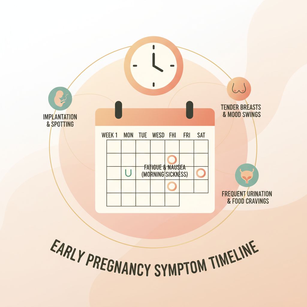 Timeline dei sintomi inizio gravidanza nelle prime settimane